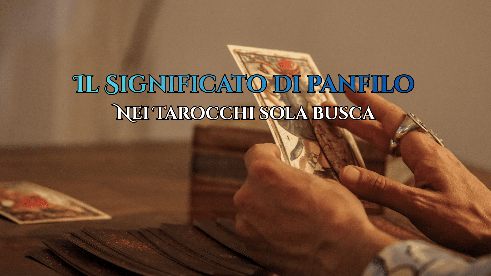 Panfilio nei Tarocchi Sola Busca