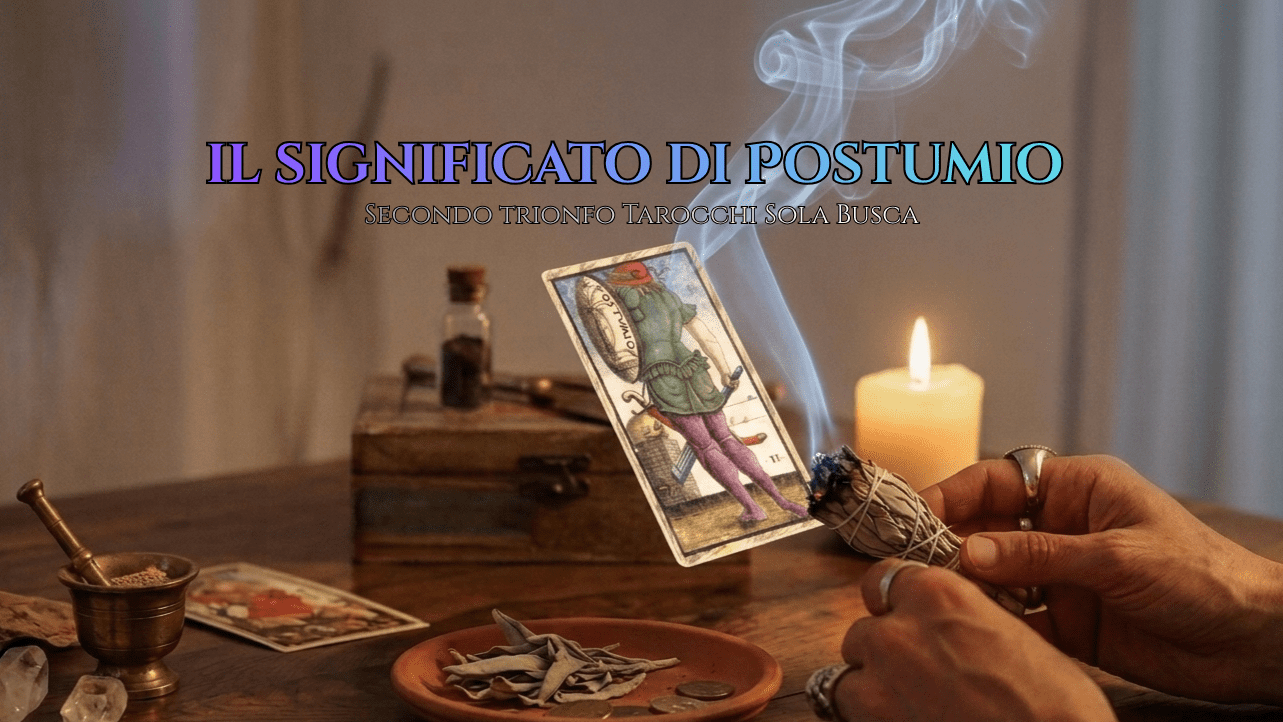 Il significato di Postumio: il secondo Trionfo dei Tarocchi Sola Busca